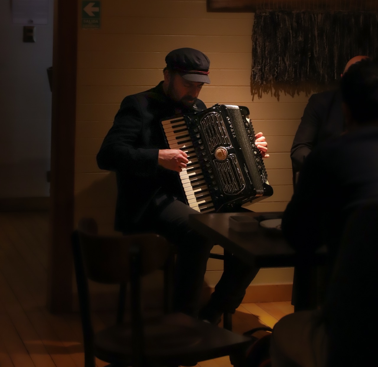 Acordeón en primer plano